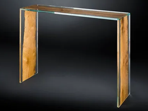 VENEZA - Contemporary style rectangular wooden console table - Console by VGnewtrend