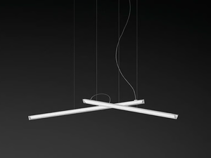 HALO LINEAL - Methacrylate pendant lamp - Ceiling lamp by Vibia