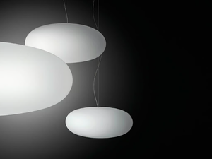 VOL - Blown glass pendant lamp - Ceiling lamp by Vibia