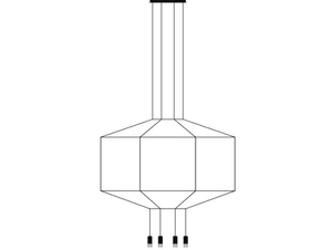 WIREFLOW 0299 / 0399 - LED aluminium pendant lamp - Ceiling lamp by Vibia