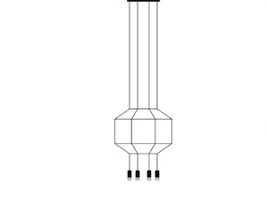 WIREFLOW 0302 / 0402 - LED aluminium pendant lamp - Ceiling lamp by Vibia