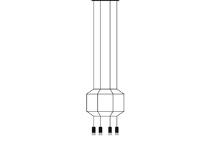 WIREFLOW 0303 / 0403 - LED aluminium pendant lamp - Ceiling lamp by Vibia