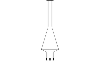 WIREFLOW 0306 / 0406 - LED aluminium pendant lamp - Ceiling lamp by Vibia