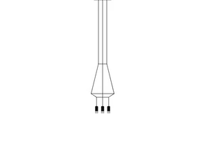WIREFLOW 0308 / 0408 - LED aluminium pendant lamp - Ceiling lamp by Vibia