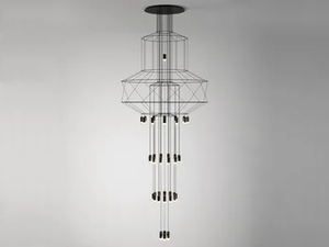 WIREFLOW CHANDELIER 0375 - LED dimmable pendant lamp - Ceiling lamp by Vibia