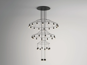 WIREFLOW CHANDELIER - LED dimmable pendant lamp - Ceiling lamp by Vibia