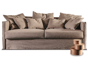 3600 TANGRAM - Fabric or leather sofa bed - Sofa by Vibieffe