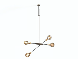 7000 ITINERARI - Brass pendant lamp - Ceiling lamp by Vibieffe