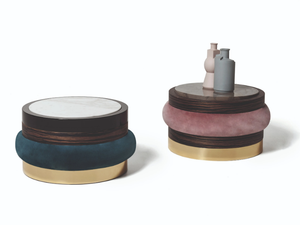 9235 CHIGNON - Low round wooden coffee table - Coffee table by Vibieffe