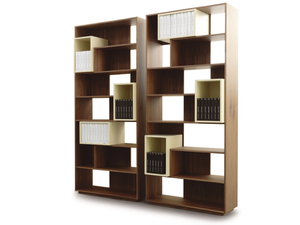9700 PUZZLE - Open MDF bookcase - Cabinet by Vibieffe