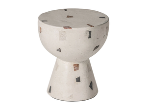 MASSA - Round ceramic coffee table - Side table by Vical Home