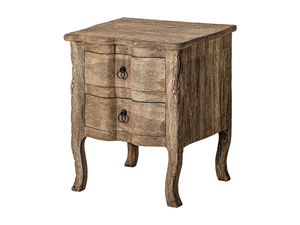 MUNGUIA - Mango bedside table with drawers - Side table by Vical Home