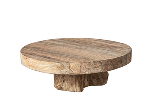 NYSTED - Round solid wood coffee table - Coffee table by Vical Home