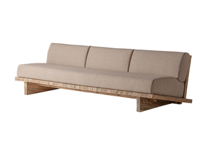 PURE - 3 seater fabric and wooden sofa - Sofa by Vical Home