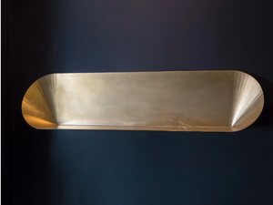 COQUILLAGE BRASS - Powder coated steel wall shelf - Cabinet by VIDAME EDITIONS