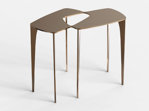 FUSION - Powder coated steel coffee table - Coffee table by VIDAME EDITIONS