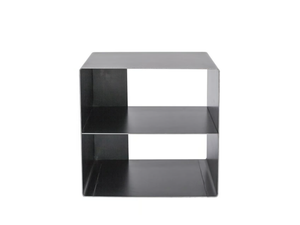 QUATTRO - Square steel bedside table - Side table by VIDAME EDITIONS