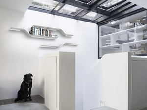 SET 1 - Powder coated steel wall shelf - Cabinet by VIDAME EDITIONS