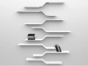 SET 10 - Powder coated steel wall shelf - Cabinet by VIDAME EDITIONS