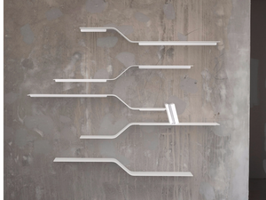 SET 12 - Powder coated steel wall shelf - Cabinet by VIDAME EDITIONS