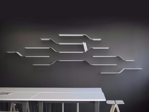 SET 7 - Powder coated steel wall shelf - Cabinet by VIDAME EDITIONS