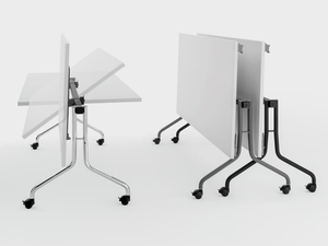 ARTURO - Drop-leaf wooden meeting table - Table by Viganò