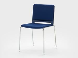 DAISY - Stackable fabric reception chair - Chair by Viganò