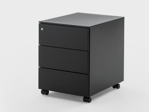 ERMES - Aluminium office drawer unit with lock - drawer by Viganò