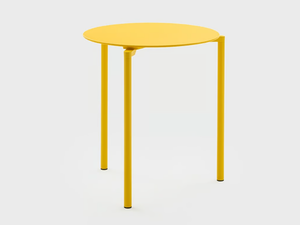 FELIX - Stackable round metal table - Table by Viganò