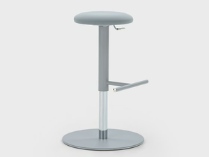 JOE UP - Height-adjustable fabric office stool - Stool by Viganò