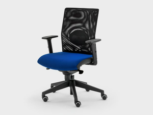LOGIKA - Swivel office chair in mesh and fabric - Office Chair by Viganò