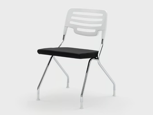 MADAM COLLETTIVITÀ - Folding plastic chair open back - Chair by Viganò