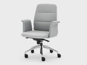 STAR - Recliner trestle-based fabric executive chair - Chair by Viganò
