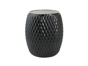 BLACK TIE - Porcelain bathroom waste bin - Sanitary accessories by VILLARI
