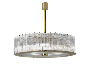 DRUM 6 - Murano glass pendant lamp - Ceiling lamp by VILLARI