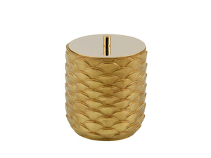 PEACOCK - Porcelain Cotton box - Sanitary accessories by VILLARI