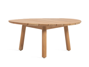 ANTON - Round teak garden side table - Side table by Vincent Sheppard
