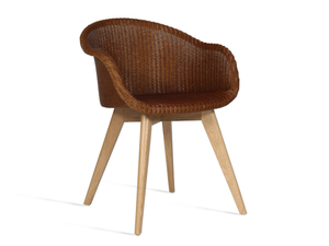 AVRIL - Lloyd loom chair with armrests - Chair by Vincent Sheppard