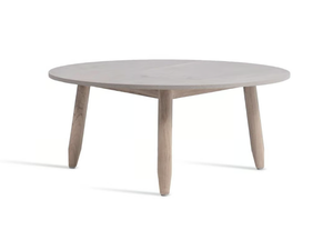 DAVID - Round ceramic garden side table - Side table by Vincent Sheppard
