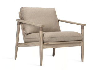 DAVID - Teak garden armchair with armrests - Armchair by Vincent Sheppard