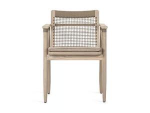 DAVID - Teak garden chair with armrests - Chair by Vincent Sheppard