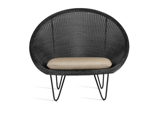 JOE COCOON - Lloyd loom armchair with armrests - Armchair by Vincent Sheppard