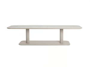 KODO - Garden coffee table in aluminum with ceramic top - Side table by Vincent Sheppard
