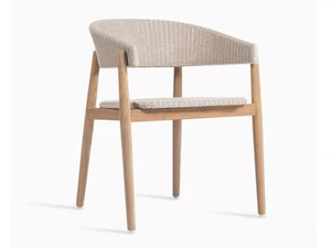 MONA - Wicker garden chair with armrests - Chair by Vincent Sheppard