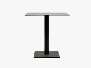 QUADRO - Square steel and wood garden table - Table by Vincent Sheppard