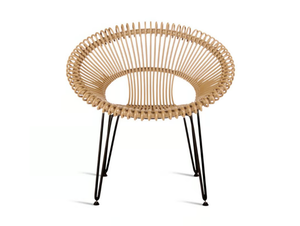 ROY - Garden wicker easy chair with armrests - Armchair by Vincent Sheppard