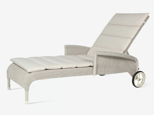 SAFI - Recliner wicker sun lounger with armrests - Armchair by Vincent Sheppard