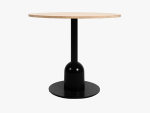 SPHERA - Round steel and wood table - Table by Vincent Sheppard