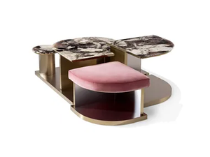 BALISET - Metal coffee table - Coffee table by Visionnaire