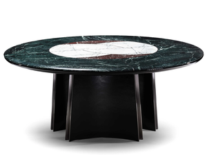 JASON - Round marble living room table - Table by Visionnaire